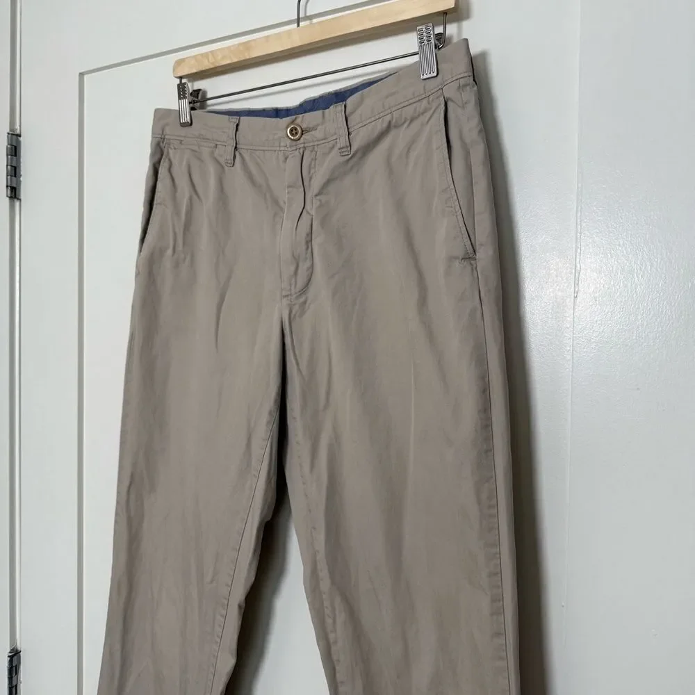 J Crew Pants Mens 32x34 Beige Essex Pant Chino Straight Leg Lightweight Coastal